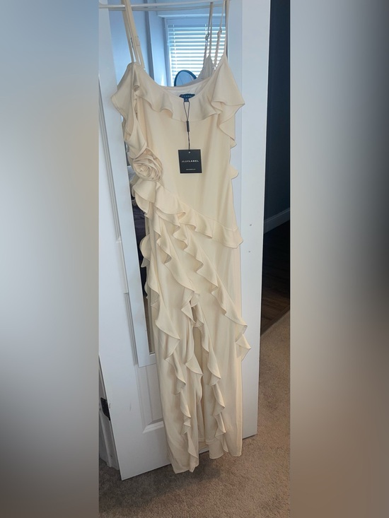 JLUXLABEL Dresses & Skirts - JLUXLABEL Cream Ruffle Layered Maxi Dress